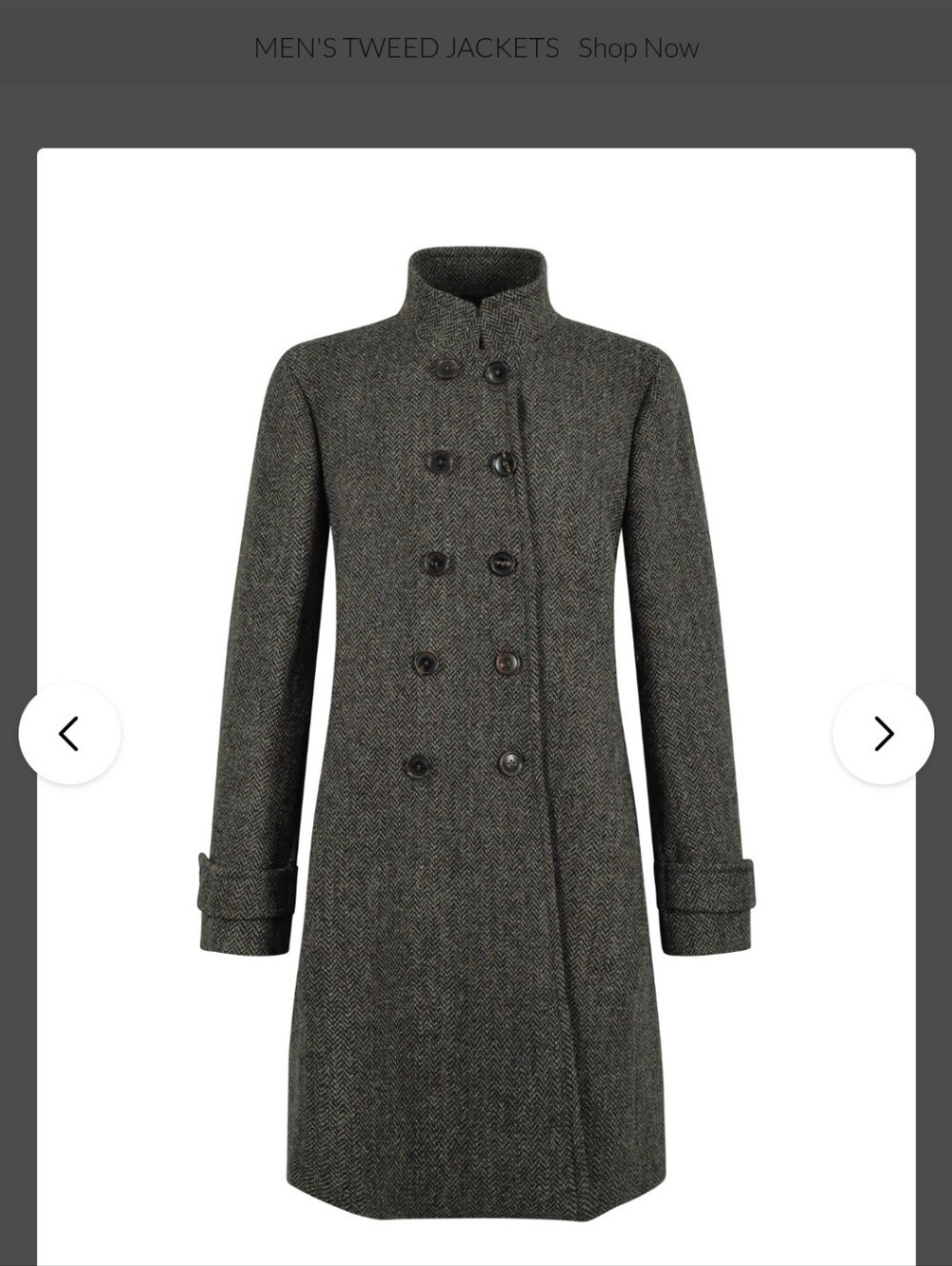 Walker Slater Harris Tweed Sandaigh Coat